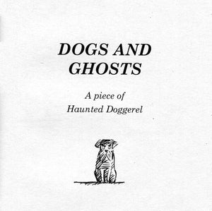 Bill Jones “Dogs and Ghosts” book