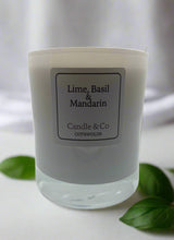 Load image into Gallery viewer, CandleCo Lime basil and mandarin scented candle