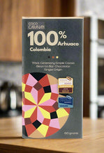 Load image into Gallery viewer, Coco Caravan Arhuaco 100% tribal ceremony grade cacao bean to bar chocolate bar
