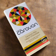 Load image into Gallery viewer, Coco Caravan Coconut milk vegan chocolate bar 77g