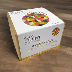 Coco Caravan 8 vegan chocolate Easter eggs