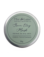Load image into Gallery viewer, The Lane Natural Skincare Company Green clay mask 30g tin (The lane)