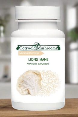 Cotswold Mushrooms Lions Mane mycelium 60x500mg capsules