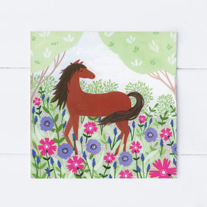 Sian Summerhayes "Spring horse" greetings card
