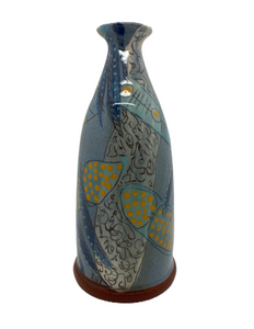 Bridget Williams Pottery “micro blue” vase (BW16m)