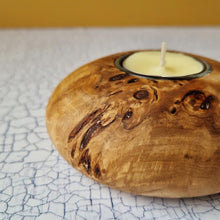 Load image into Gallery viewer, Sunny Beaux Mappa Burr tea light holder (Sunny 092)