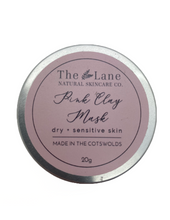 Load image into Gallery viewer, The Lane Natural Skincare Company Pink clay mask 20g tin (The lane)
