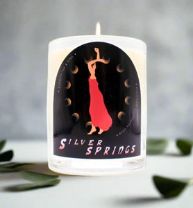 Desert Queen "Silver Springs" eucalyptus and pine essential oil scented candle