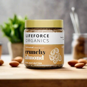 Lifeforce Organics activated crunchy almond butter 220g