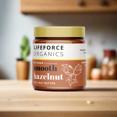 Lifeforce organics activated smooth hazelnut butter 220g
