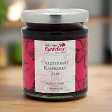 Load image into Gallery viewer, Kitchen Garden Foods Traditional Raspberry jam 200g