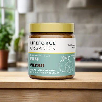Lifeforce Organics Hazelnut, Cacao & Orange Spread - 220g