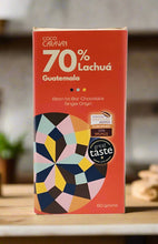 Load image into Gallery viewer, Coco Caravan single origin Lachuá Cacao Guatemala dark chocolate bar 70% bean to bar chocolate bar 60g