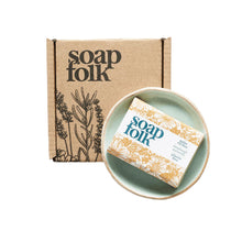 Load image into Gallery viewer, Soap Folk Limited edition travel soap gift set and mini soap gift set