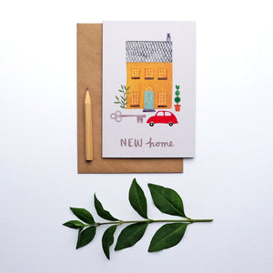 Stephanie Cole Design "New home" greetings card