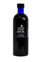 Load image into Gallery viewer, Herbs for Healing Bath oil with Saskia’s breathe deep seek peace flower essence 200ml