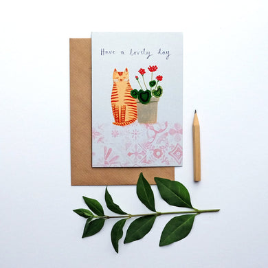 Stephanie Cole Design “Have a lovely day” greetings card (STECO)
