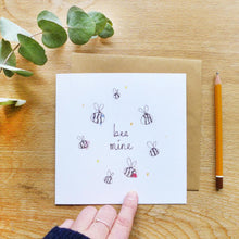 Load image into Gallery viewer, Charlotte Macey "Bee mine" greetings card (CMT113)