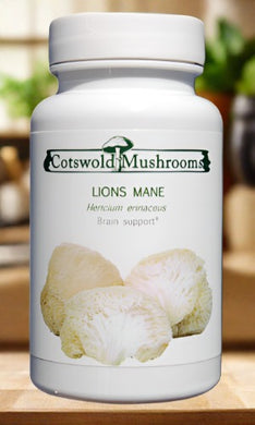 Cotswold Mushrooms 60 x 500mg capsules of Lions mane capsules