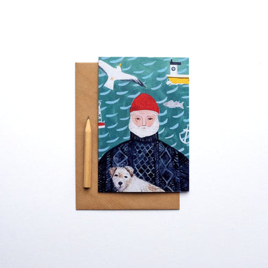 Stephanie Cole Design ‘Sea dog’ greetings card 