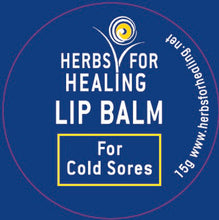 Load image into Gallery viewer, Herbs For Healing Lip balm for happy lips 15g (formerly lip balm for cold sores)