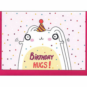 Forever Funny "Birthday hugs" greetings card