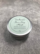 Load image into Gallery viewer, The Lane Natural Skincare Company Green clay mask 30g tin