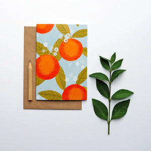 Stephanie Cole Design "Orange" greetings card