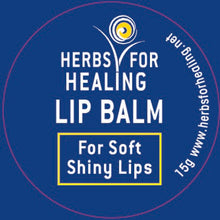 Load image into Gallery viewer, Herbs For Healing Lip balm for soft shiny lips 15g