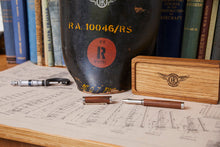 Load image into Gallery viewer, Hordern Richmond Roller ball pen made from original spitfire propeller
