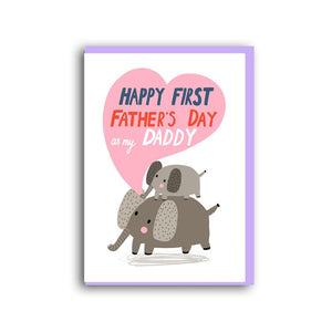 Forever Funny "Happy First Father's Day as my daddy" Father’s Day greetings card