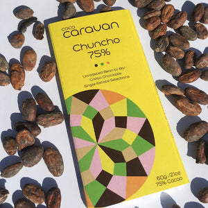 Coco Caravan Chuncho 75% bean to bar chocolate bar 60g