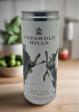 Load image into Gallery viewer, Cotswold Hills White wine with bubbles 250ml can 12% ABV