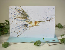 Load image into Gallery viewer, Amy Primarolo Art Barn owl greetings card (AMY)