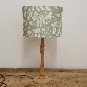 Lizzie Mabley Fabric and Home Green Pea 20cm drum lampshade (Blue)