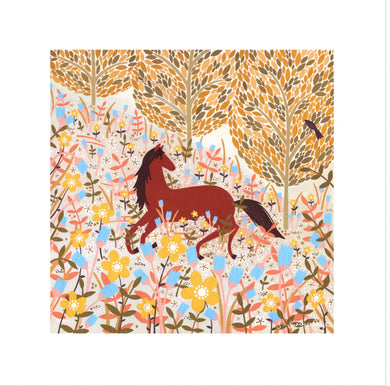 Sian Summerhayes “Horse in meadow“ art print