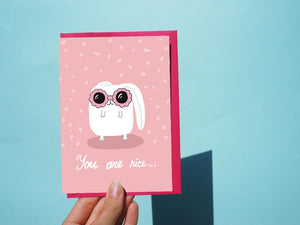 Forever Funny "You are nice..." greetings card 