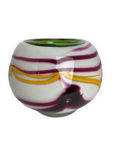 Nigel Calvert blown glass “Cookie jar” (Calvert)