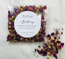 Load image into Gallery viewer, The Lane Natural Skincare Company Soothing botanical facial steam 10g bag (The lane)