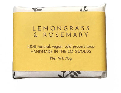 The Lane Natural Skincare Company Lemongrass and Rosemary soap 70g (thelane)