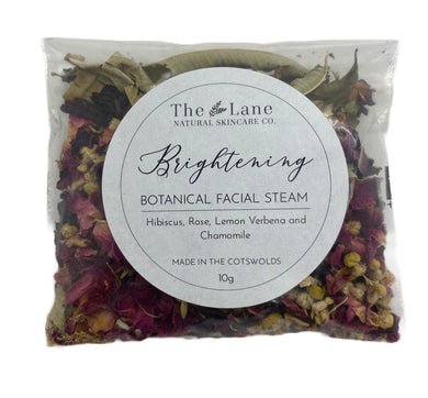 The Lane Natural Skincare Company Brightening botanical facial steam 10g bag (The lane)
