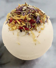 Load image into Gallery viewer, Bathe in Stroud bath bomb “Inspire” Marjoram and Bergamot essential oils