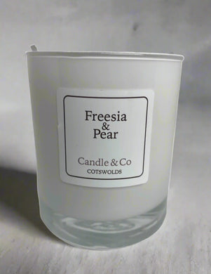 CandleCo Freesia and pear scented candle