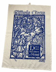Giffords Circus Avalon organic cotton  tea towel