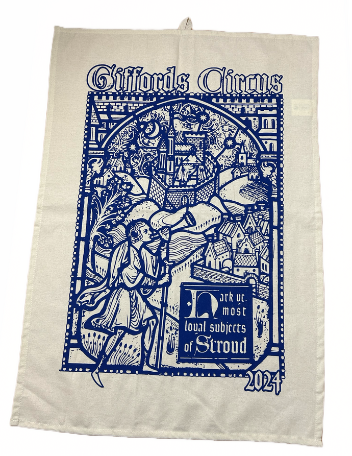 Giffords Circus Avalon organic cotton  tea towel