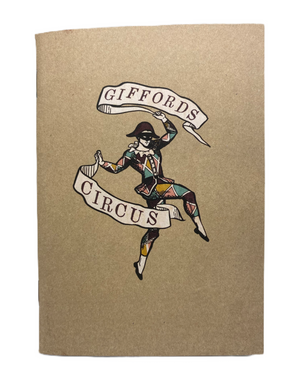 Giffords Circus A6 notebooks “Harlequin”