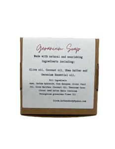 Bathe in Stroud geranium soap