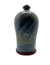 Load image into Gallery viewer, Bridget Williams Pottery micro blue salt pig (BW76m)