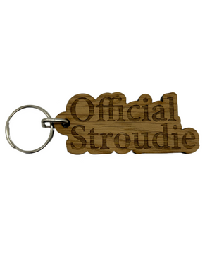 Official Stroudie wooden Keyring