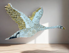 Load image into Gallery viewer, ChinaJack Mosaics Swan ceramic mosaic wall hanging (China Jack)